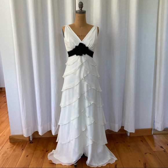 BCBG NWT Silk bridal shower or wedding dress - Picture 1 of 9